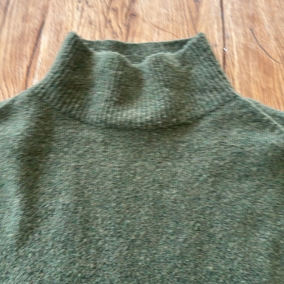 A New Day Olive Green Mock Neck Sweater Dress - Picture 5 of 6
